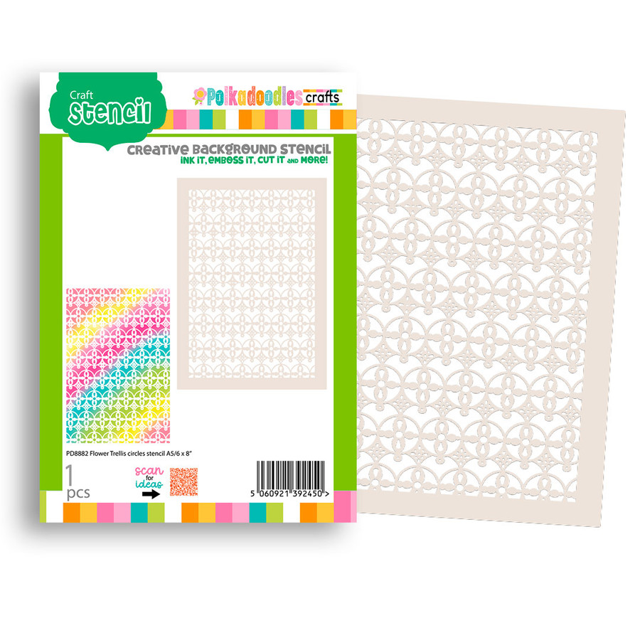 Happy Spring Sketchy Flower Stamps, Dies, Stencils bundle - for card making, craft, scrapbooking, mixed media