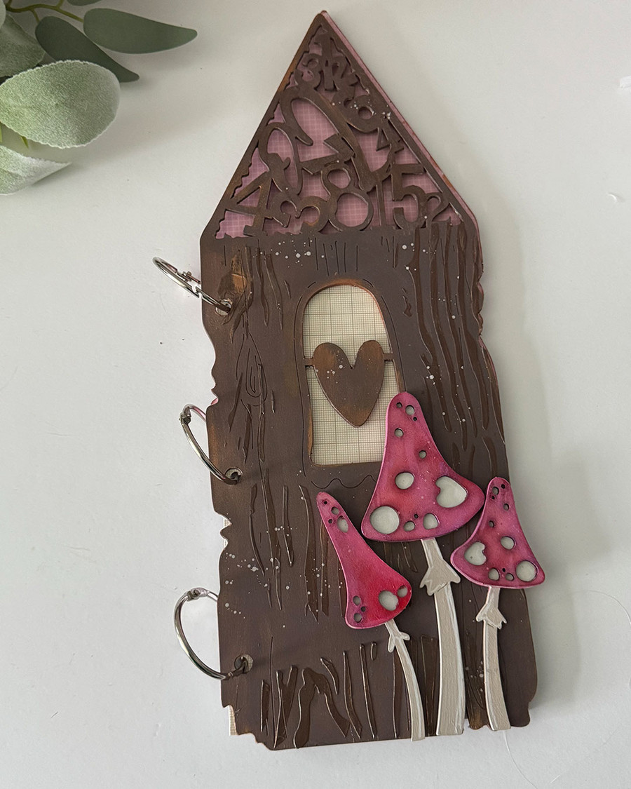 3 Bird Garden Journal covers -  MDF wood craft set – wooden blanks shapes craft kit to decorate