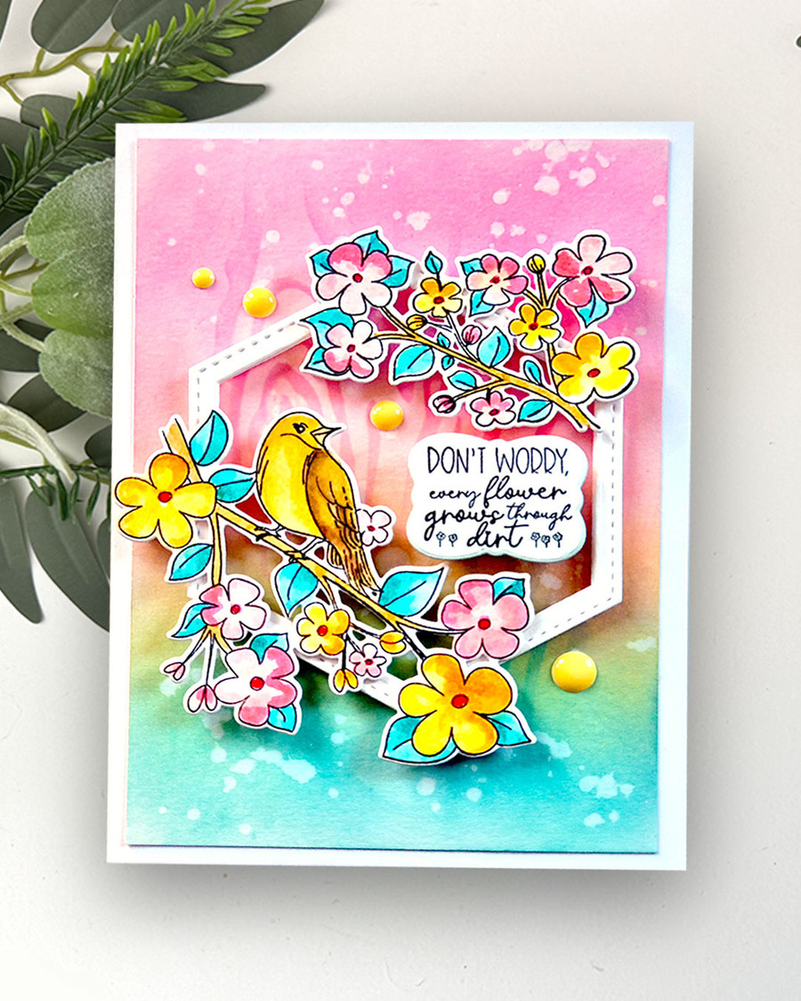 Birds and Butterflies Outline Dies for card making, craft, scrapbooking, mixed media.
