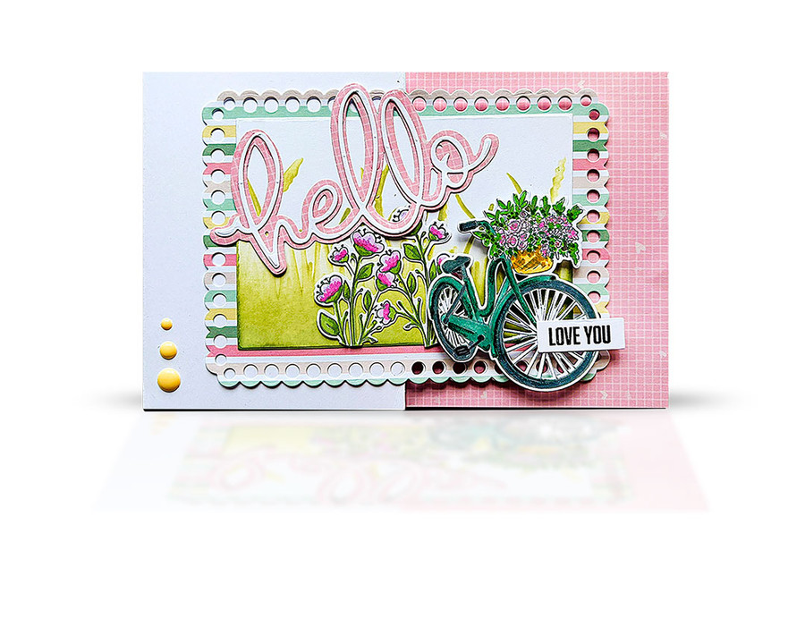 Garden Therapy Clear Stamps and Outline Dies VALUE BUNDLE - for card making, craft, scrapbooking, mixed media.