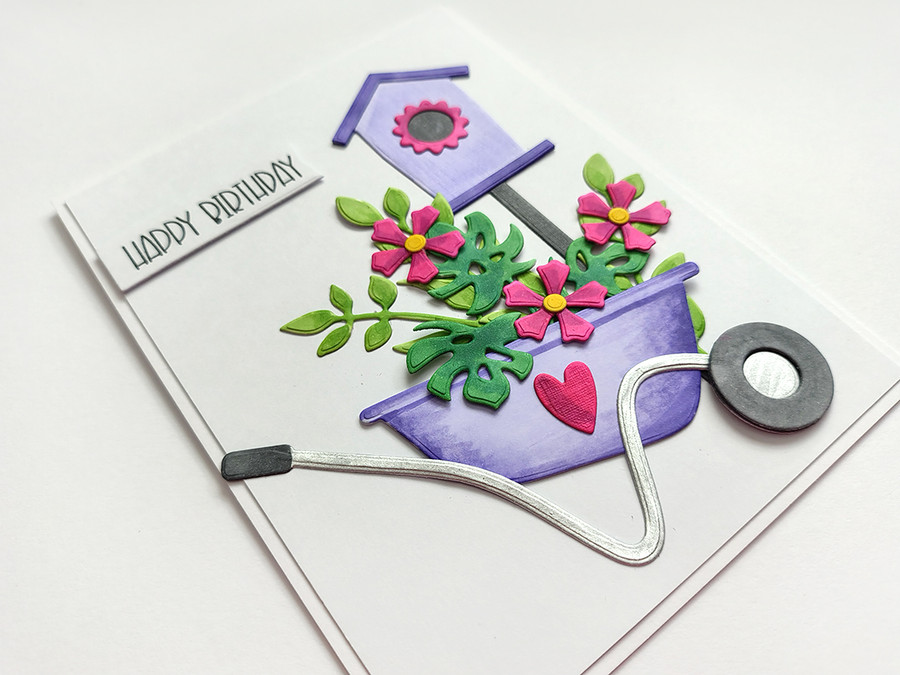 Perfectly Perfect Clear A6/4 x 6" Strip Sentiment stamp/die BUNDLE  - for card making, craft, scrapbooking, mixed media.