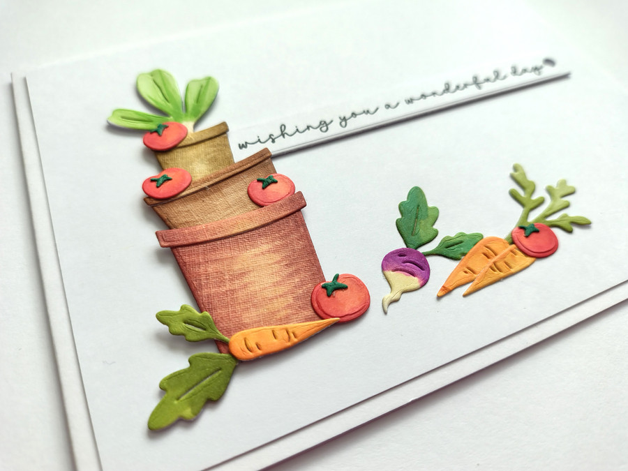 Perfectly Perfect Clear A6/4 x 6" Strip Sentiment stamp/die BUNDLE  - for card making, craft, scrapbooking, mixed media.