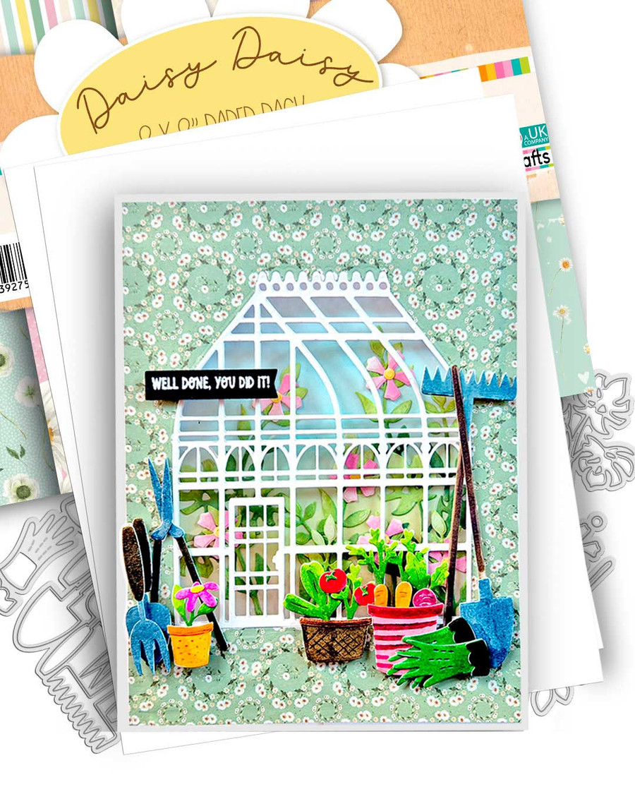 Plants and Pots dies for card making, craft supplies, scrapbooking, mixed media