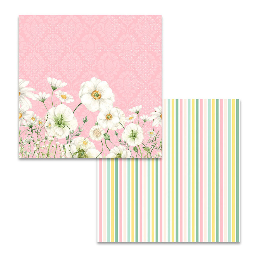 Daisy Daisy 8 x 8" paper pack for card making, crafting, scrapbooking, art journals