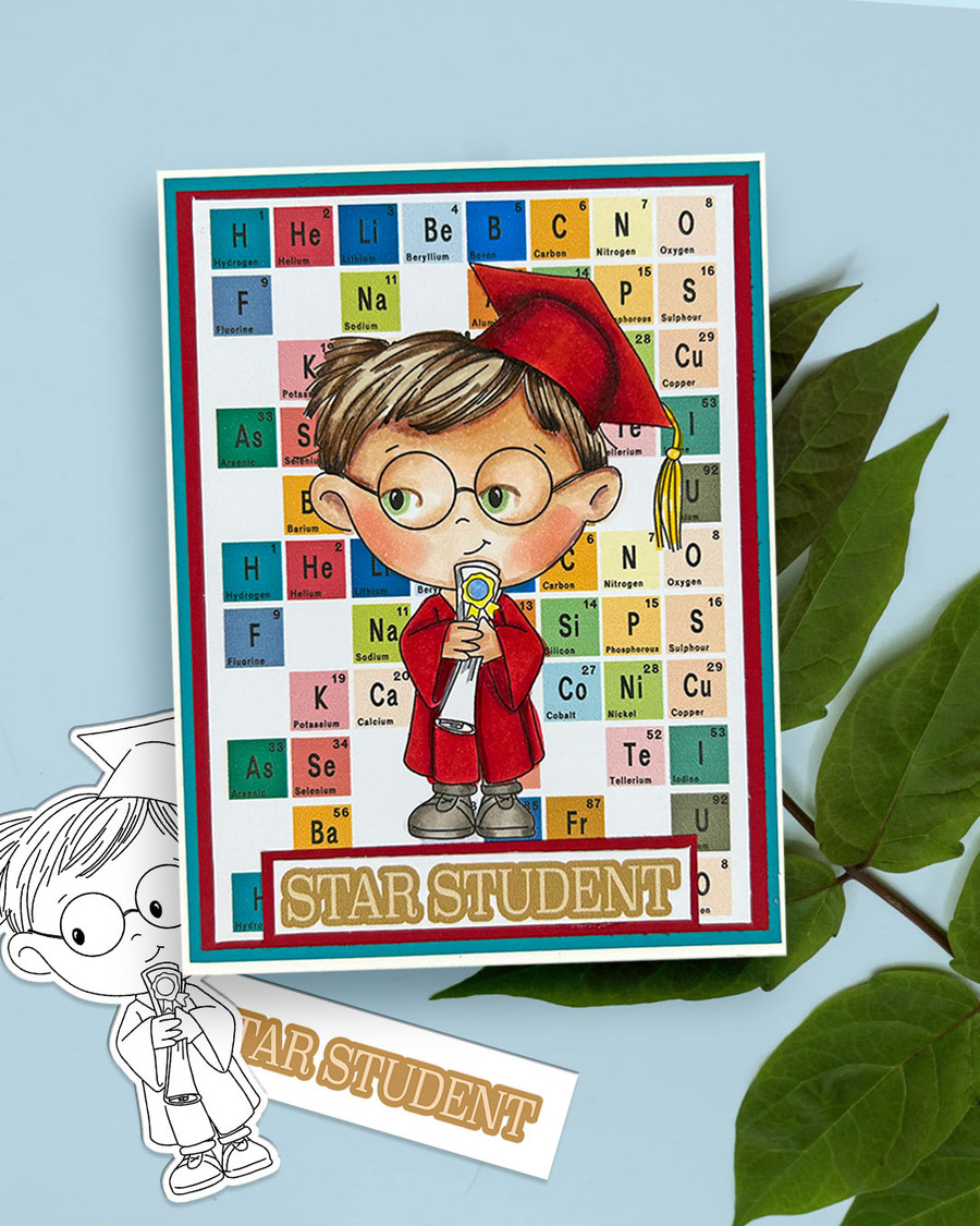 Graduation school student ephemera - Digital Stamp and Printable Clipart Pack for Card Making, Scrapbooking and Junk Journaling