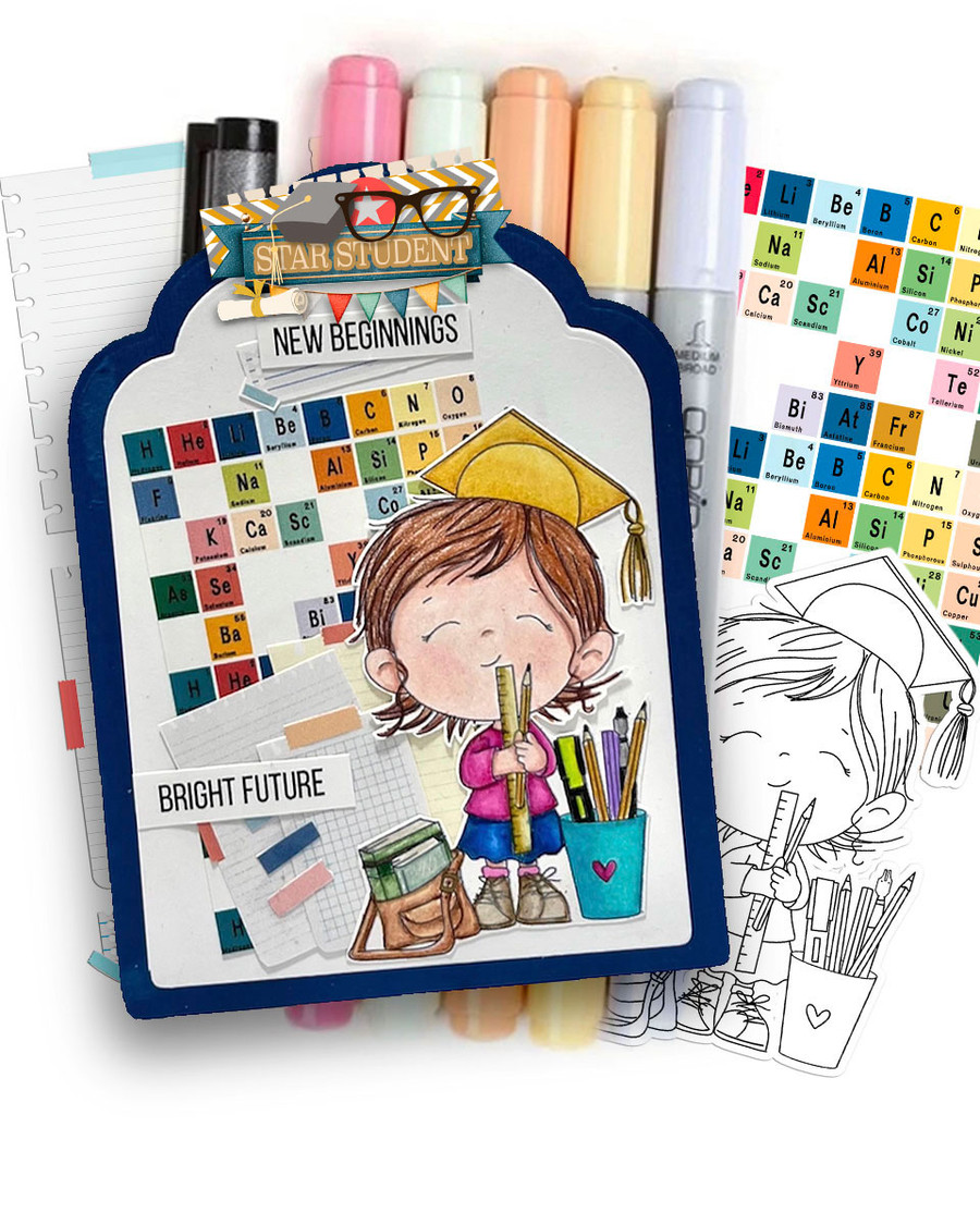 Graduation school student word art quotes - Digital Stamp and Printable Clipart Pack for Card Making, Scrapbooking and Junk Journaling.