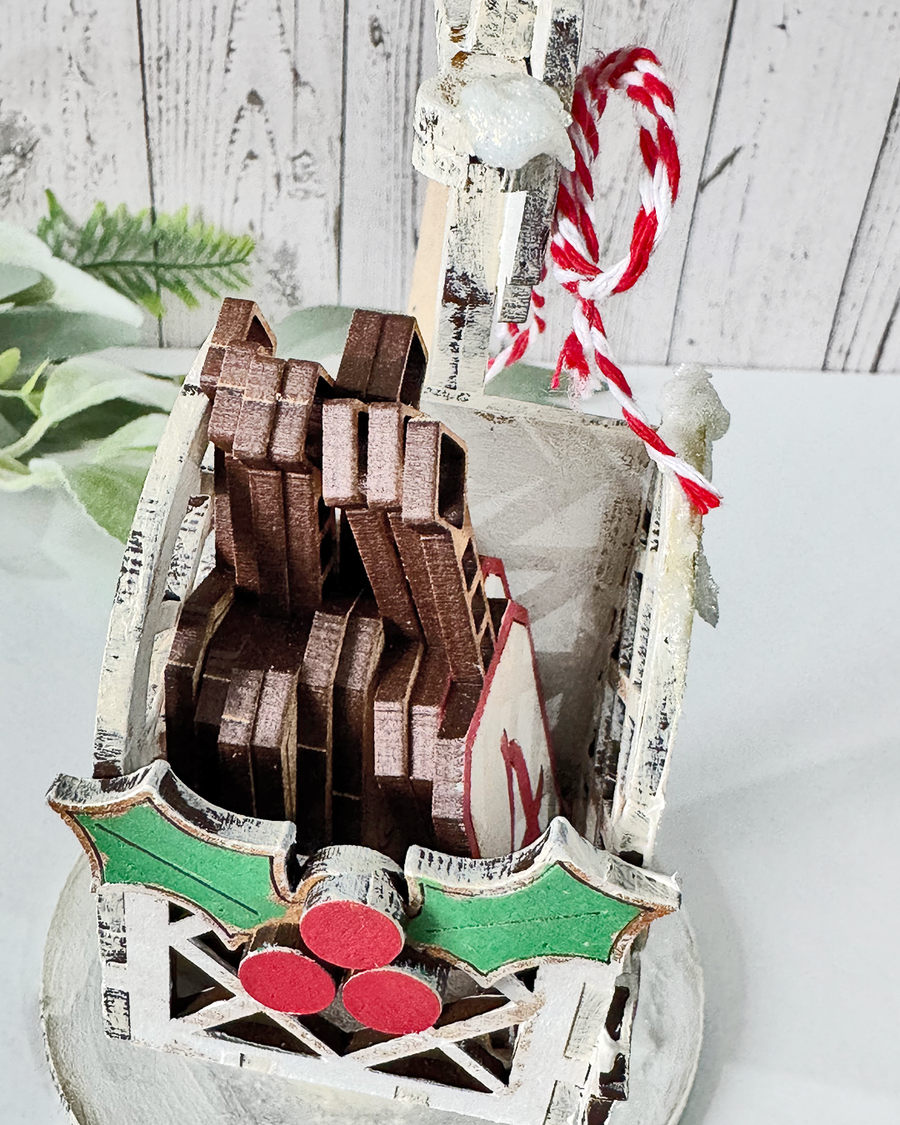 Advent Calendar Days of Christmas decoration -  Christmas Craft Wood blanks Set. Layered Tags/Ornaments/baubles  - MDF wood blanks, plaques and decorations for card making, crafts, scrapbooking