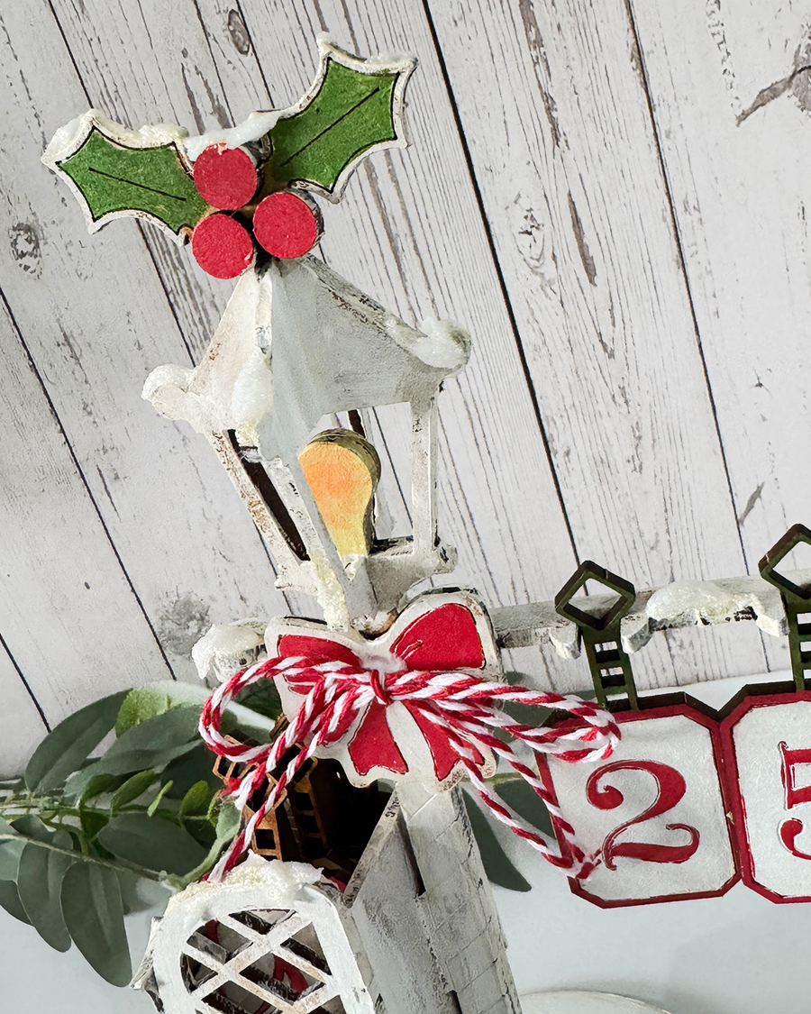 Advent Calendar Days of Christmas decoration -  Christmas Craft Wood blanks Set. Layered Tags/Ornaments/baubles  - MDF wood blanks, plaques and decorations for card making, crafts, scrapbooking