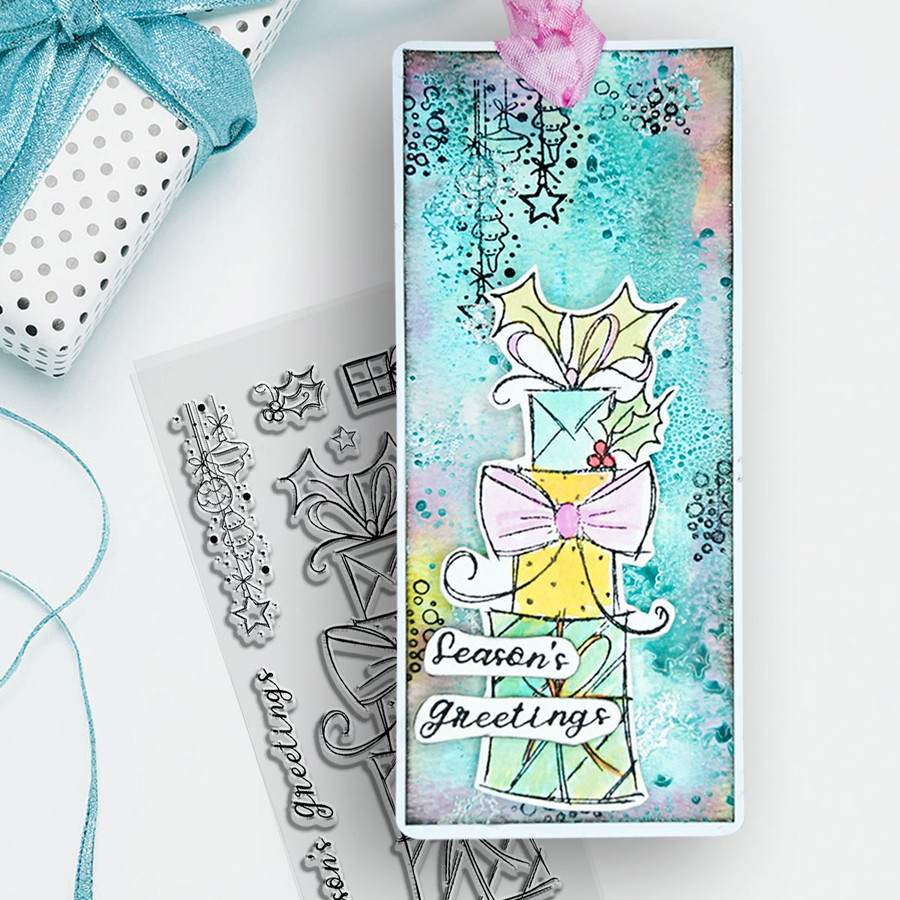 Pile of Gifts Christmas Stamps & Dies Bundle - for card making, crafts, scrapbooking