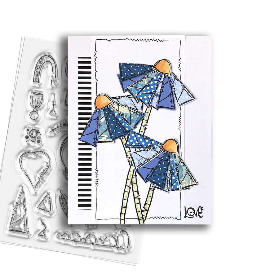 Little Kingdom Stamp Soup bundle - 3 clear stamp sets