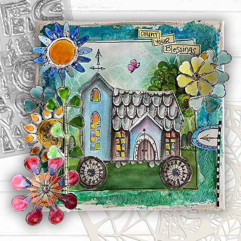 Rainbows and things stamp soup