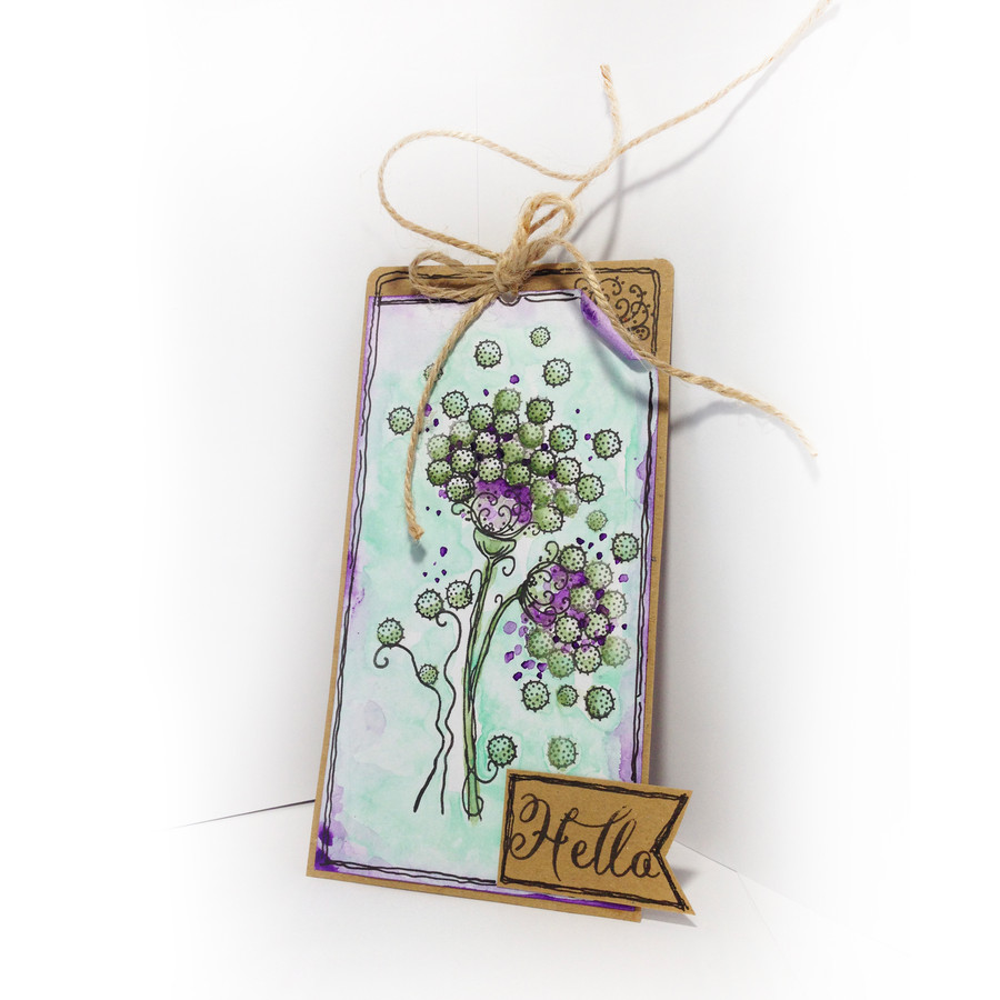 Lavender Tea stamp soup