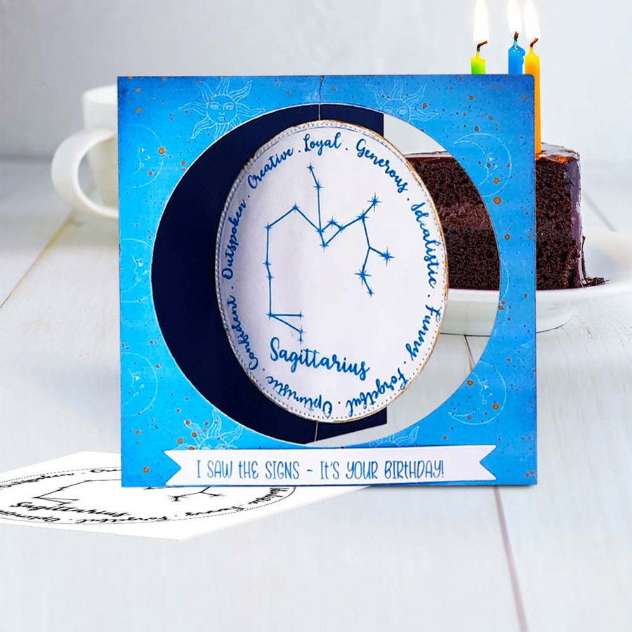 Zodiac printable USB - printable paper crafting collection