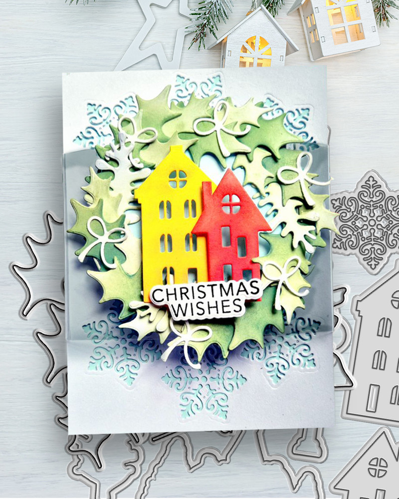 Letters to the North Pole A5/8 x 6" craft dies Set – Christmas Card Making & Scrapbooking.