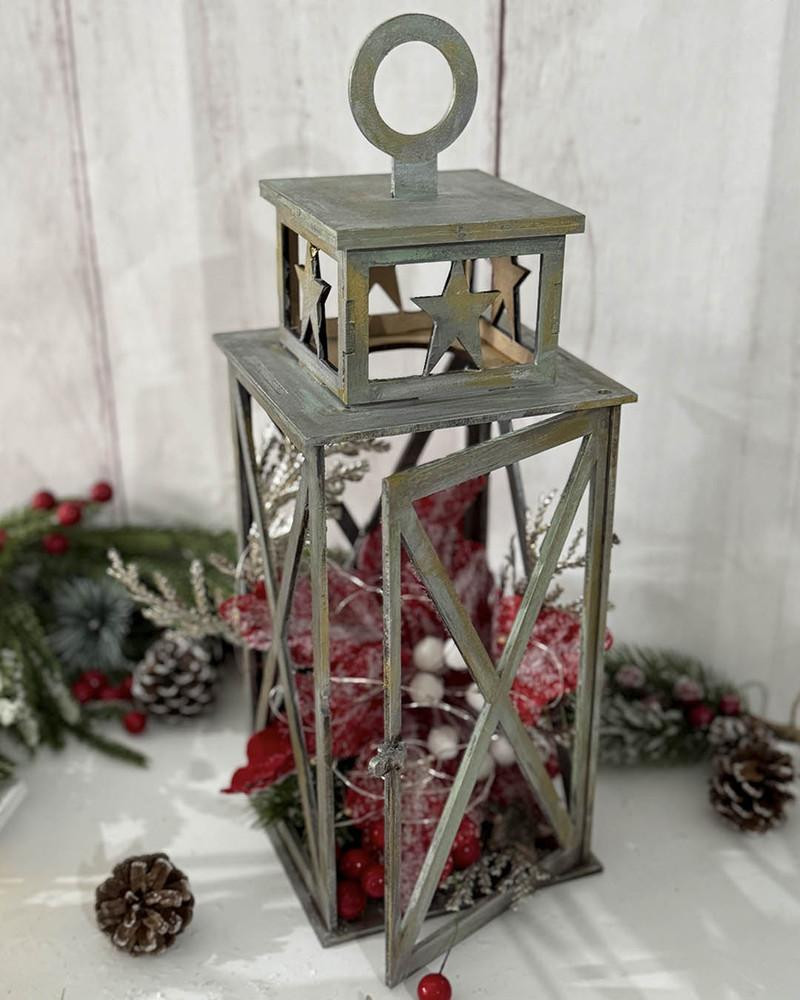 MDF Large Star Lantern MDF wood blank Craft Kit – Christmas Holiday Home Décor crafts, decorative wooden star lantern for holiday seasonal decoration.
