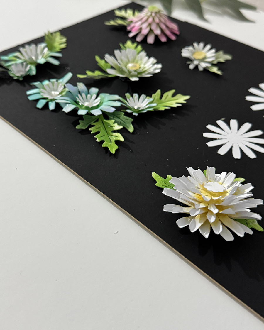 PD9085 Chamomile Flower dies – craft, card making scrapbooking cutter dies 1