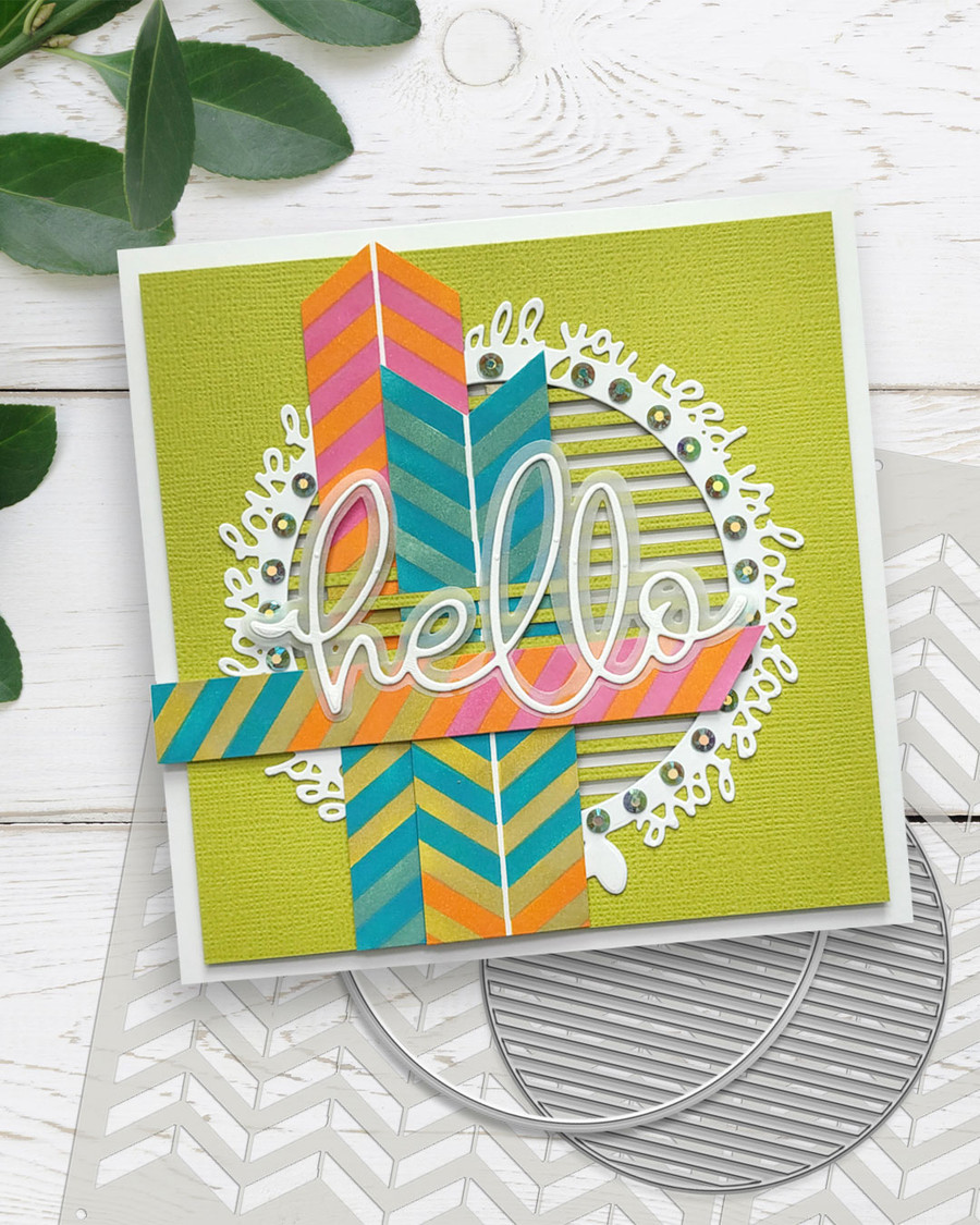 Shutter Circle in/out dies – craft, card making scrapbooking cutter dies
