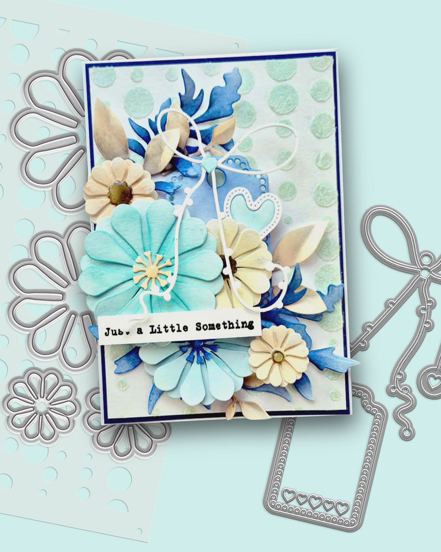 Ribbon Tag Heart dies – craft, card making scrapbooking cutter dies