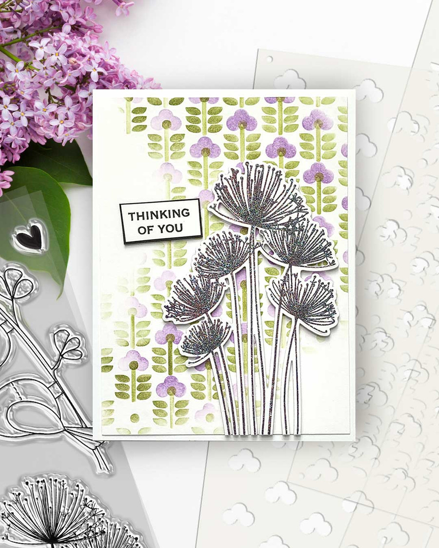 Sending love outline dies - craft, card making,  scrapbooking cutter dies