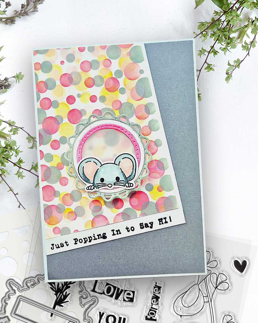 Sending Love clear stamps - craft, card making, scrapbooking clear photopolymer stamps.