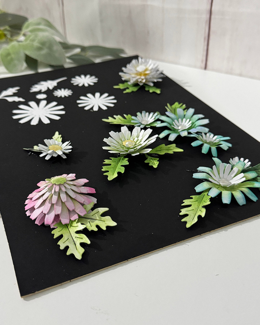 Bright & Beautiful Ultimate big bundle - craft, card making scrapbook stamps, cutting dies and stencils