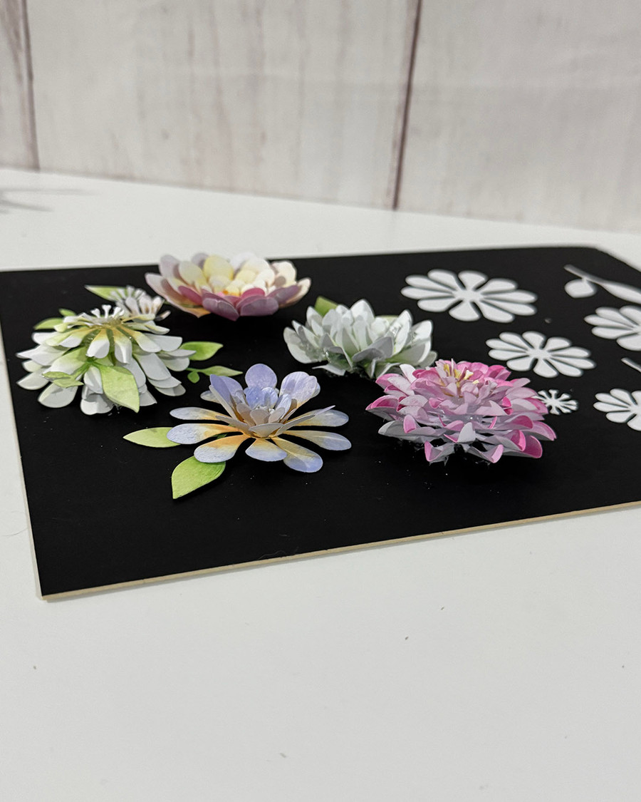 Bright & Beautiful Ultimate big bundle - craft, card making scrapbook stamps, cutting dies and stencils