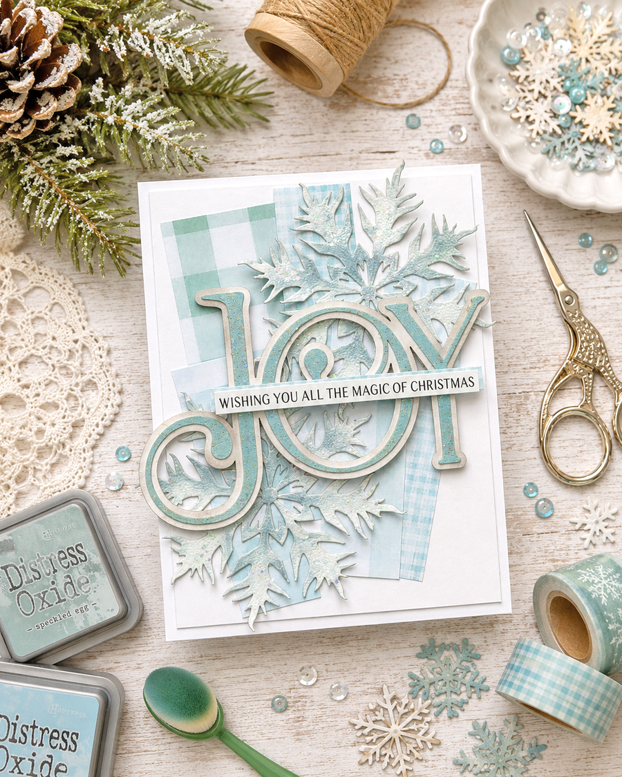Sparkling Christmas Botanicals Craft Cutting Dies Bundle