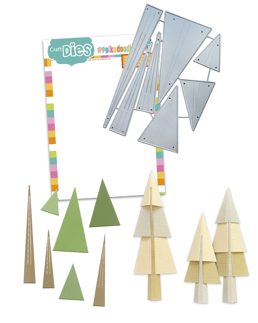 Elegant Sculptured Trees Craft Cutting Dies