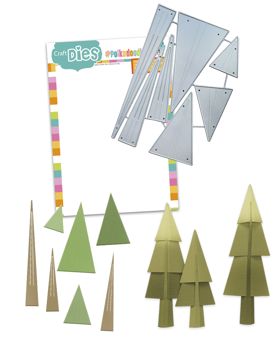 Elegant Sculptured Trees Craft Cutting Dies