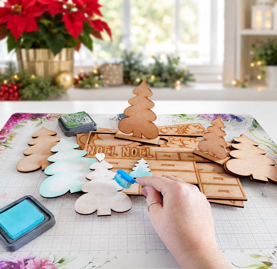 Create & Decorate Christmas MDF Stacker Trees - Wood Blanks Kit