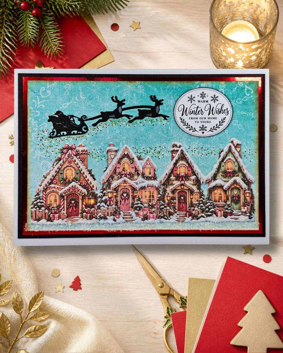 Christmas at the Cottage – Huge Christmas Printable Craft Bundle, Digital Stamps, Clipart, Papers, Card Templates & Ephemera for card making, printable crafting, junk journals, folios, planner elements, digital scrapbooking.