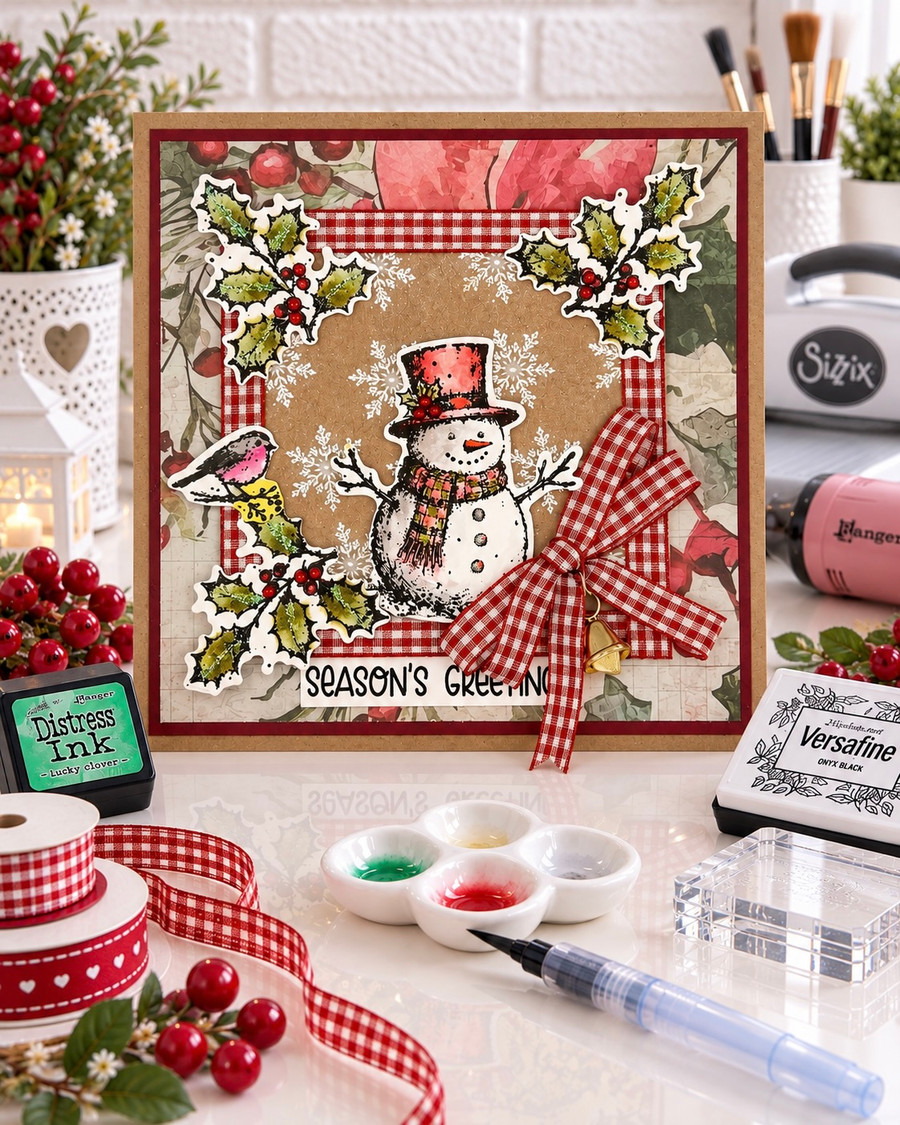 Snow & Sparkles clear stamps - photopolymer stamps for card making and crafts, junk journaling, planner crafts, scrapbooking. Bring a little Snow & Sparkles to your crafting with this fabulous 11-piece photopolymer stamp collection, packed with hand-drawn winter imagery, quirky snowmen, festive details and gorgeous mixed-media style artwork.