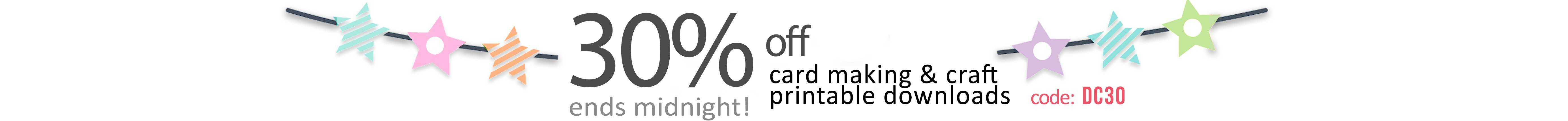 30% OFF printable digital stamps clipart stickers craft card making today