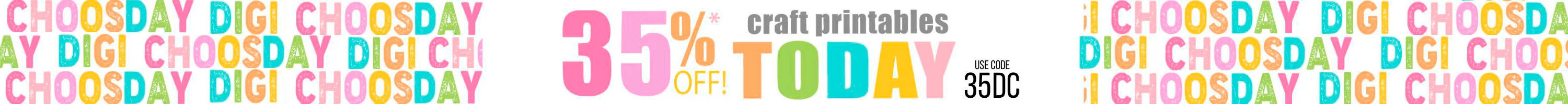 35% off sale craft printables digital stamps for card making, digiscrapbooking, junk journals