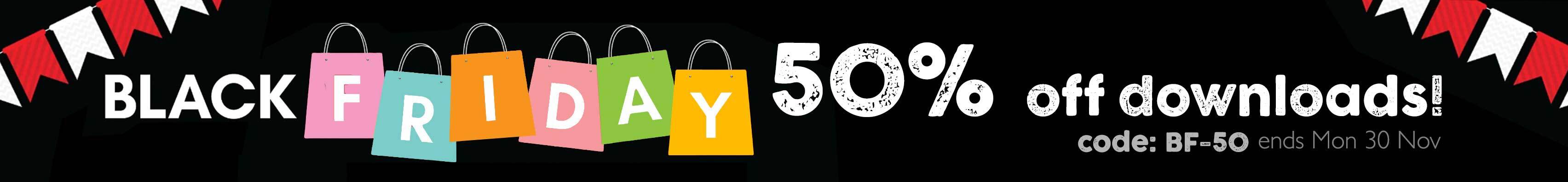 Black Friday craft printables sale - 50% off printable craft stickers, digital craft downloads, digital stamps, svg silhouette store, cricut svg files, coloring pages