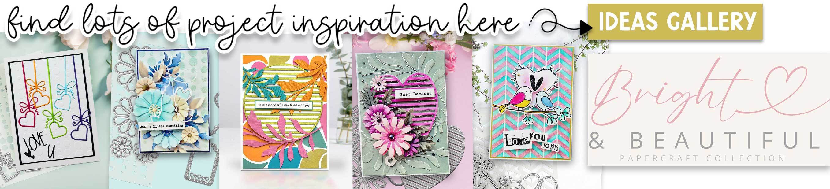 Bright and beautiful card making craft supplies stamps dies stencils inspiration and ideas