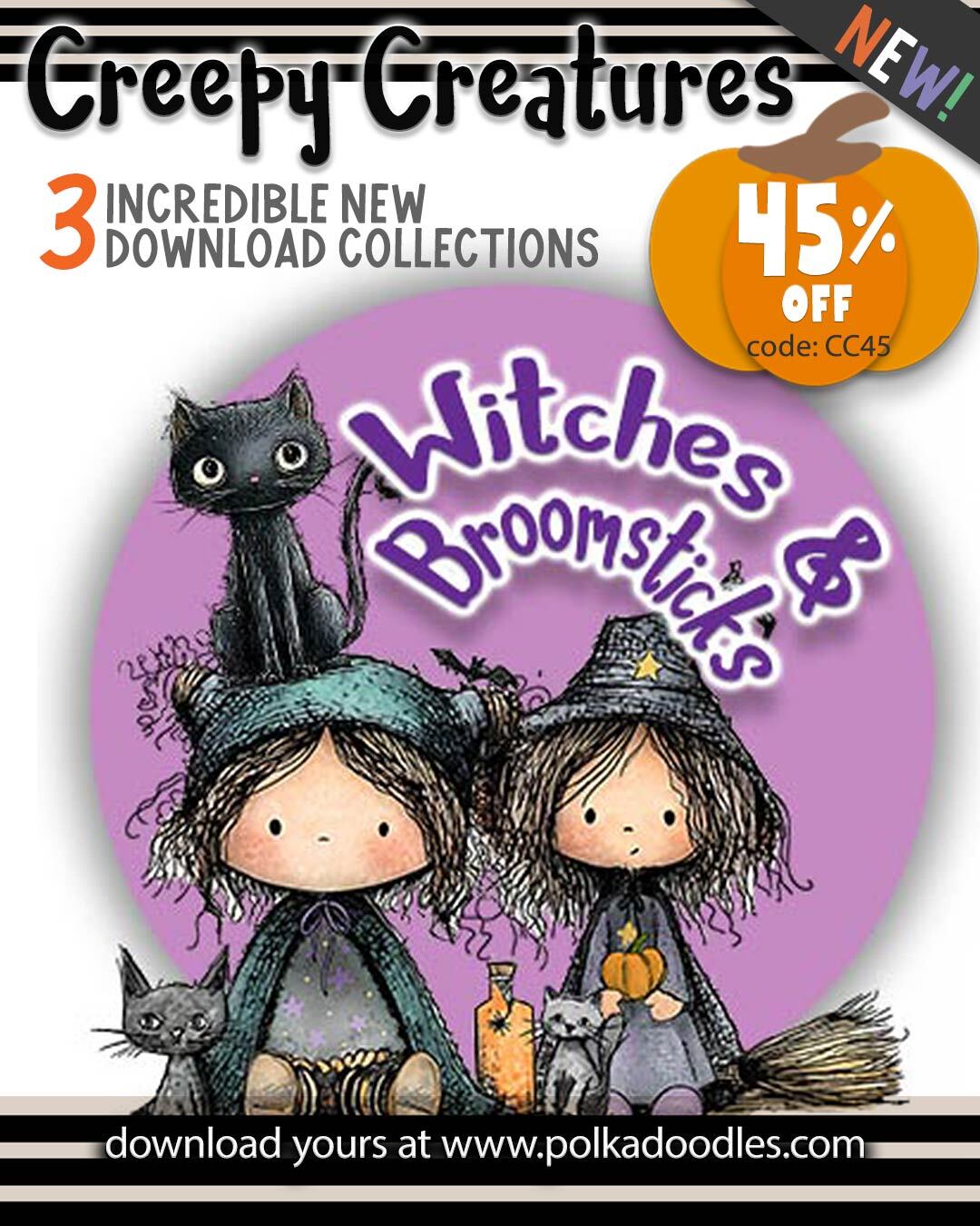 Creepy creatures halloween autumn fall craft clipart, card making printable digital stamps, halloween junk journal, cute halloween digital stamps, halloween stickers, cricut halloween fall, cute halloween monster digital crafts, cute halloween digital scrapbook