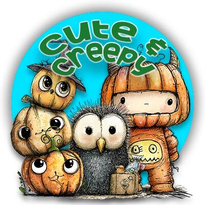 Cute and creepy printable clipart, digital stamps, svg for cricut, craft, card making, scrapbook, junk journal