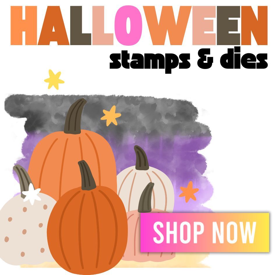 Halloween card making dies stamps stencils craft