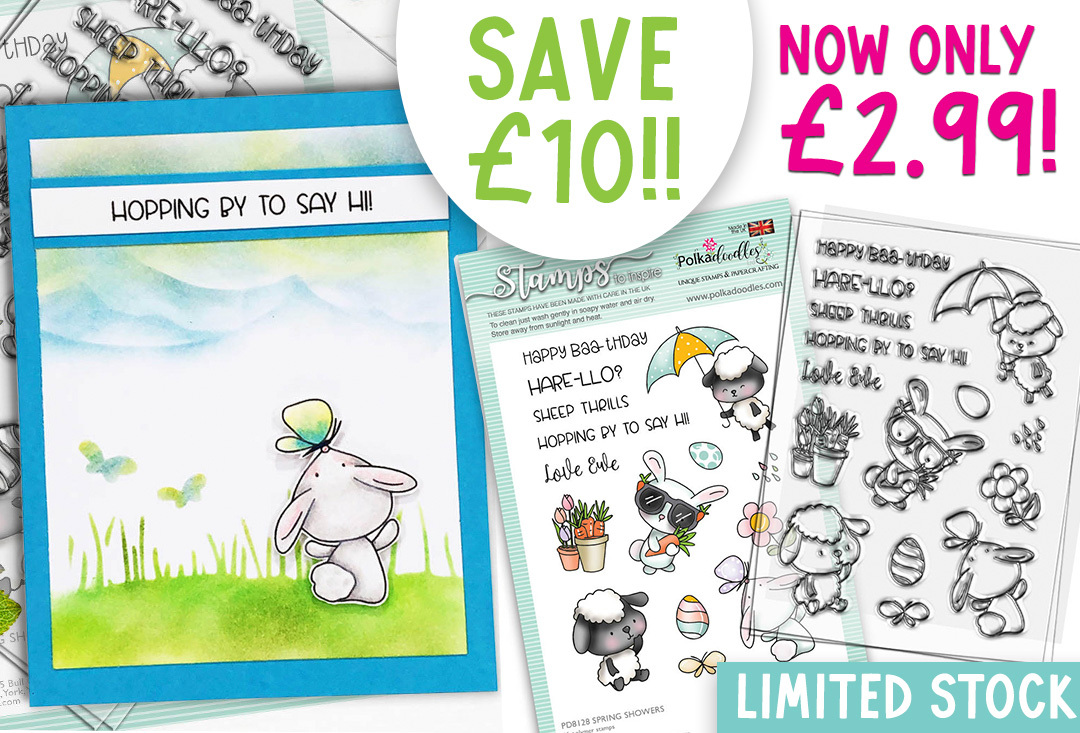 Spring Easter bunny rabbit craft stamp only £2.99, save £10
