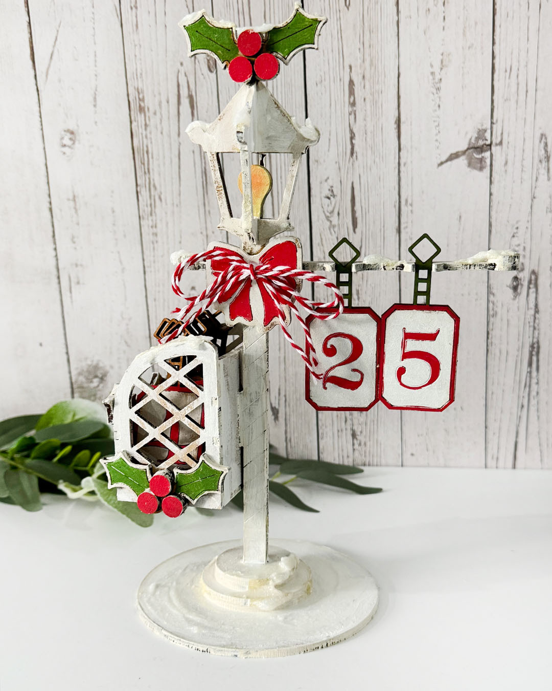 Beautiful MDF wood blank shapes for Christmas holiday decorations, DIY crafts and card making Advent calendar