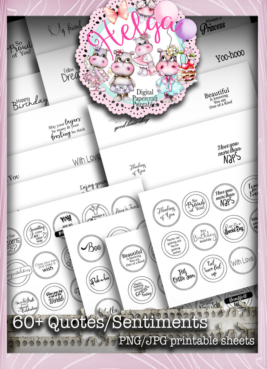 Helga Hippo Sentiments download bundle