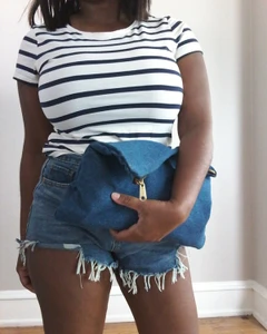 BIG GIRL KELLEY CLUTCH /DENIM