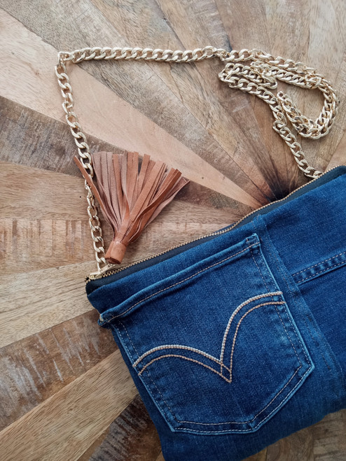 J'ADORE BAG/ UPCYCLED DENIM