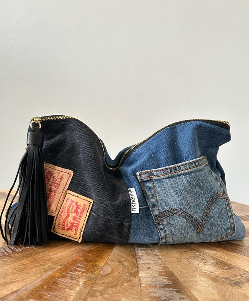 BB PATCHWORK/LEVI CLUTCH