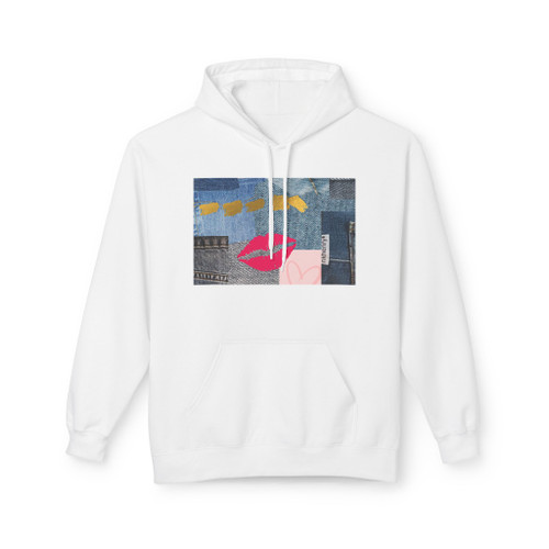 DENIM PATCHWORK HOODIE