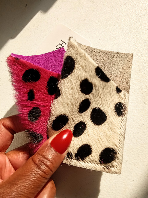 SPOTTED HAIR ON HIDE CARD CASE