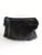 BLACK FAUX FUR / LEATHER CLUTCH BLACK FAUX FUR / LEATHER CLUTCH