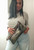 LEATHER CAMO CLUTCH