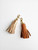 SMALL LEATHER TASSEL